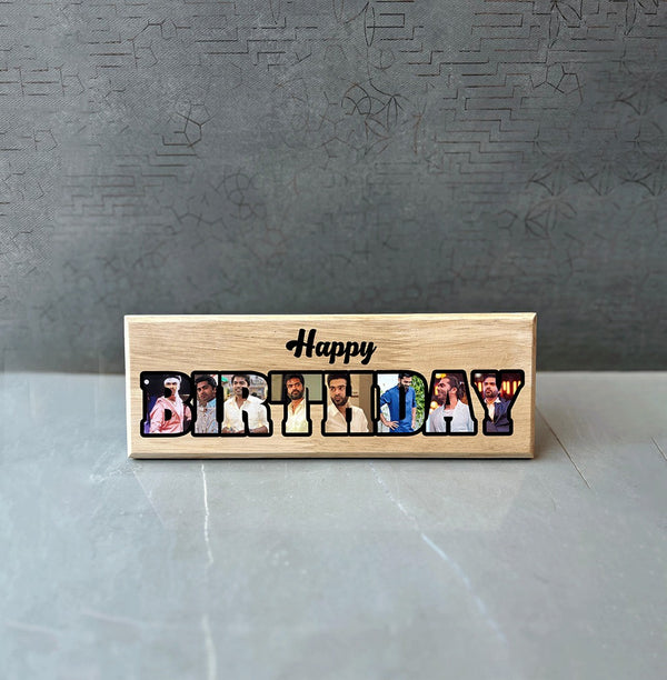 Customised Rectangle Shape Wooden Artistic Photo Frame