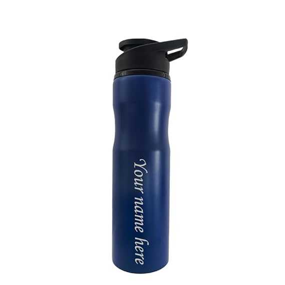 Customize Vacuum Flask Water Bottle - Blue - Uncommongifts.in
