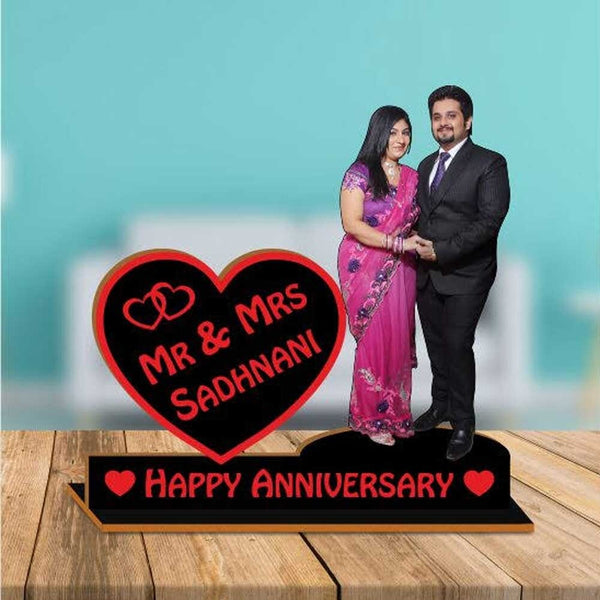 Customized Anniversary Photo Table Top Cutout