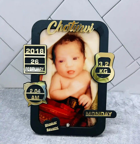 Customized Baby Wooden Frame