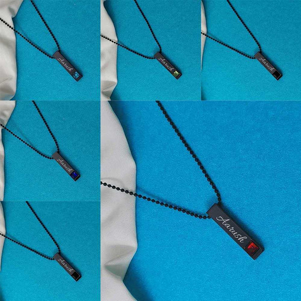 Customized Bar Pendant / Stone Pendant