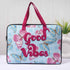 Customized Butterfly Printed Canvas Laptop Bag