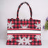 Customized Christmas Snowflake Theme Box Tote Bag