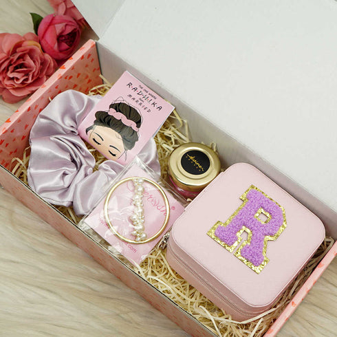 Customized Initial Jewellery Box Gift Hamper for Bridesmaids