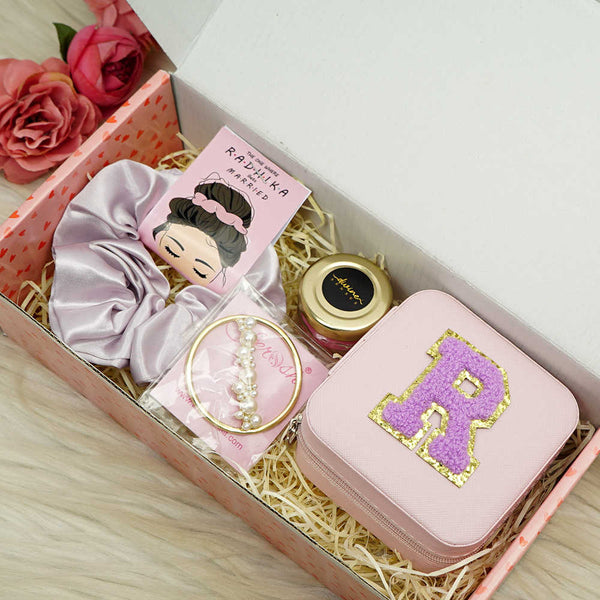 Customized Initial Jewellery Box Gift Hamper for Bridesmaids