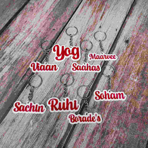 Customized Name Keychain