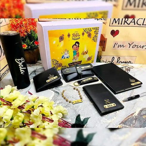 Customized Rakhi Combo Gift Set