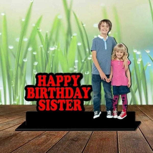 Customized Sister Table Top Cutout