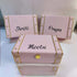 Customized Trunk Box With One Name - Pink