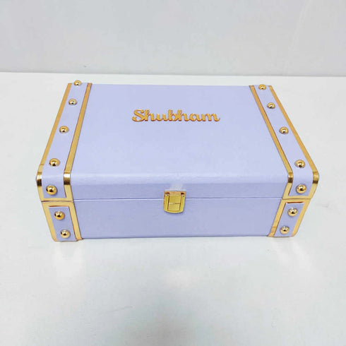 Customized Trunk Box With One Name - Purple