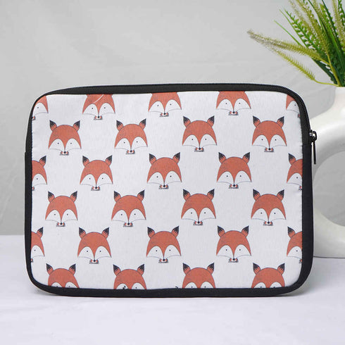 Cute Fox Printed Laptop Sleeve/Cover 11 inch