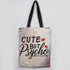 Cute But Psycho Printed Tote Bag
