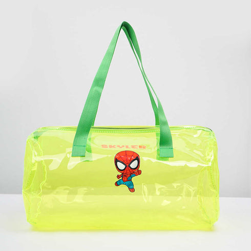 Personalized Kids Jelly Duffle Bag - Green