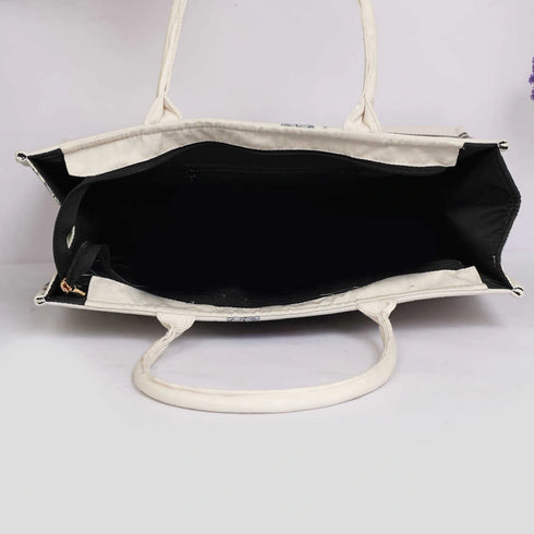 Personalised Floral Printed Box Bag