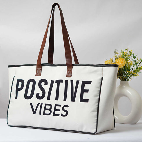 Positive Vibes Bag - Carry Good Energy Everywhere You Go - Uncommongifts.in