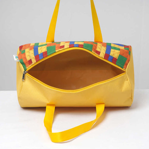 Personalised Puzzle Printed Kids Swimming Duffle Bag