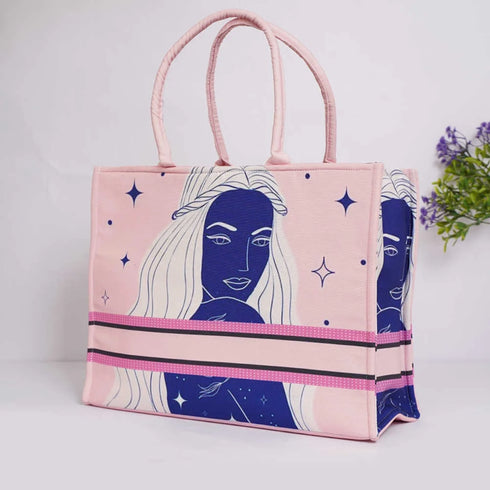 Personalised Girl Printed Box Bag