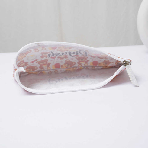 Teddy Printed Personalised Pouch