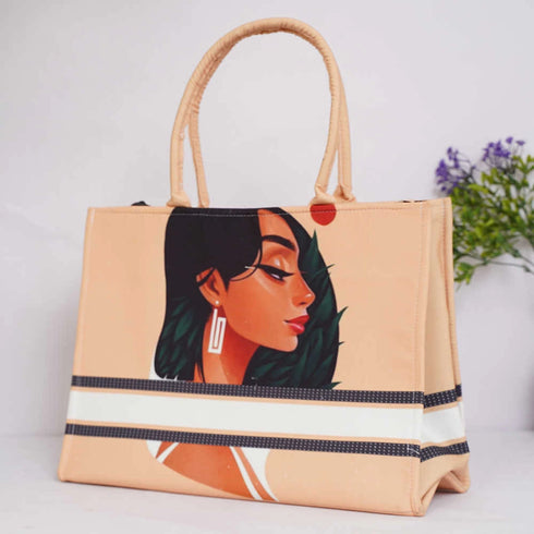 Personalised Girl Printed Box Bag