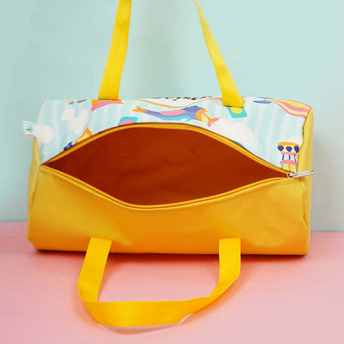 Personalized Airplane Printed Swimming Duffle Bag for Kids