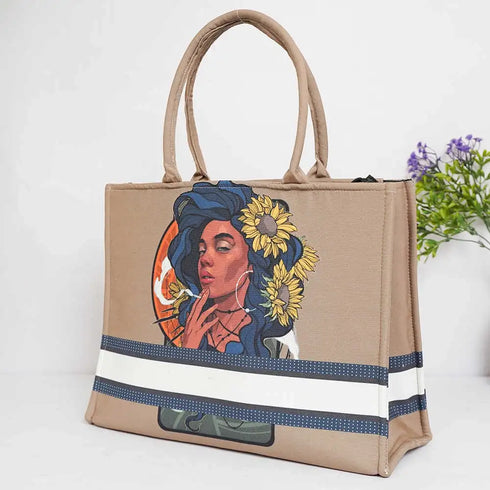 Personalised Girl Printed Box Bag