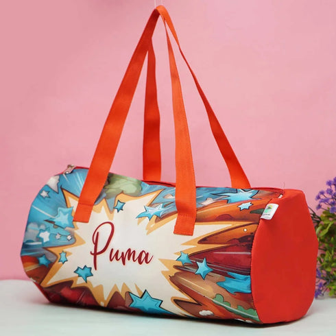 Personalized Printed Swimming Duffle Bag for Kids