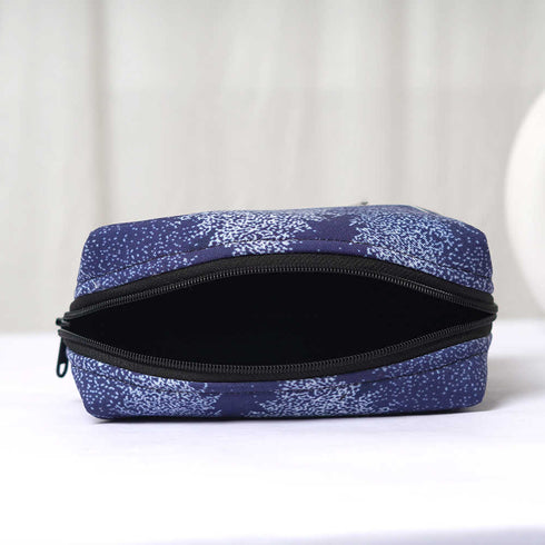 Personalised Blue Printed Box Pouch