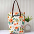 Personalised Floral Printed Structured Tote Bag