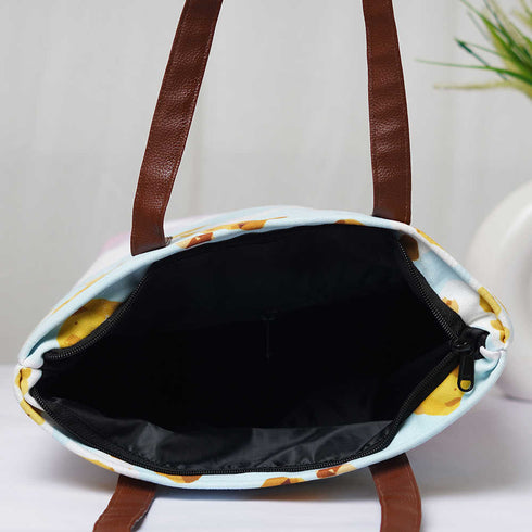 Personalised Printed Structured Tote Bag