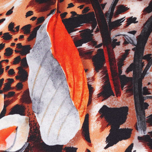 Personalised Leopard Printed Structured Tote Bag