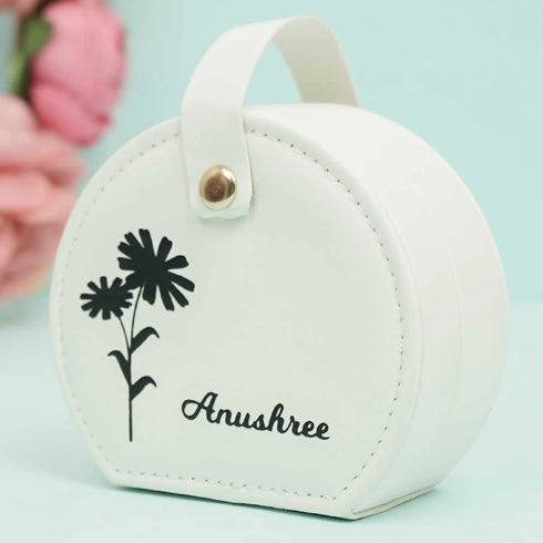 Personalized Jewelry Organizer Travel Storage Case For Women