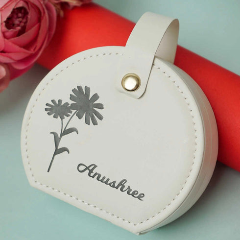 Personalized Jewelry Organizer Travel Storage Case For Women