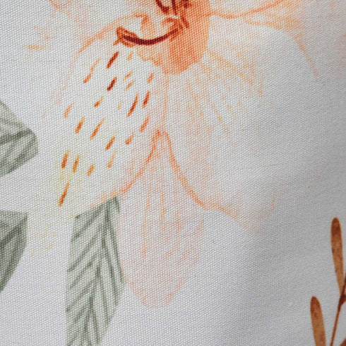 Personalised Floral Printed Structured Tote Bag