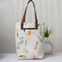 Personalised Floral Printed Structured Tote Bag