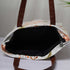 Personalised Floral Printed Structured Tote Bag