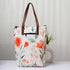 Personalised Floral Printed Structured Tote Bag