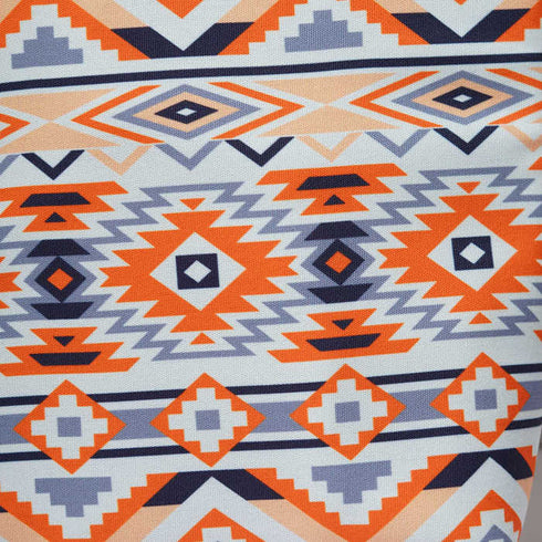 Personalised Geometric Printed Structured Tote Bag