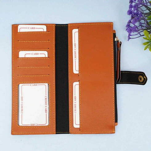 Personalised Women's Wallet With Charm - Tan