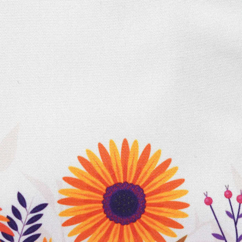 Personalised Floral Printed Structured Tote Bag