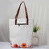 Personalised Floral Printed Structured Tote Bag