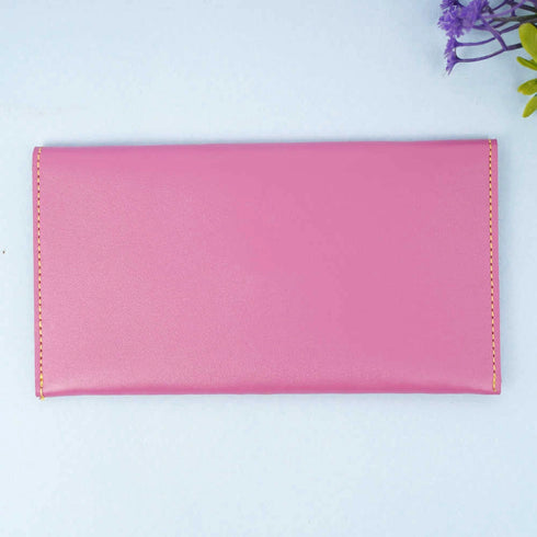 Personalised Women's Wallet With Charm - Pink