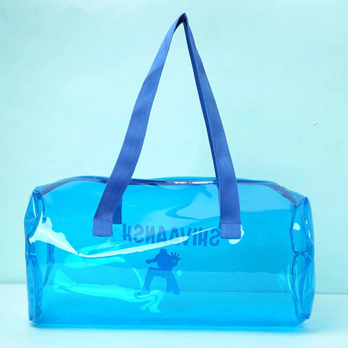 Personalized Kids Jelly Duffle Bag - Blue