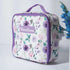 Personalized Floral Printed Makeup Bag Vanity Pouch for Women