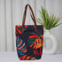 Personalised Leaf's Printed Structured Tote Bag