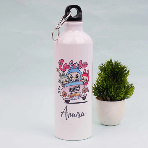 Personalised Jelly Sling Bag with Bottle Combo for Kids - Green