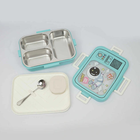 Personalized Kids Steel Compartment Lunch Box
