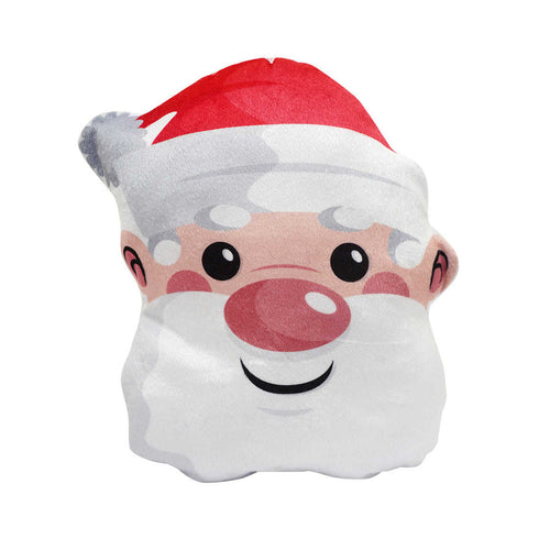 Stuffed Christmas Santa Claus Printed Pillow - Uncommongifts.in