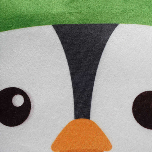 Stuffed Christmas Penguin Printed Pillow - Uncommongifts.in