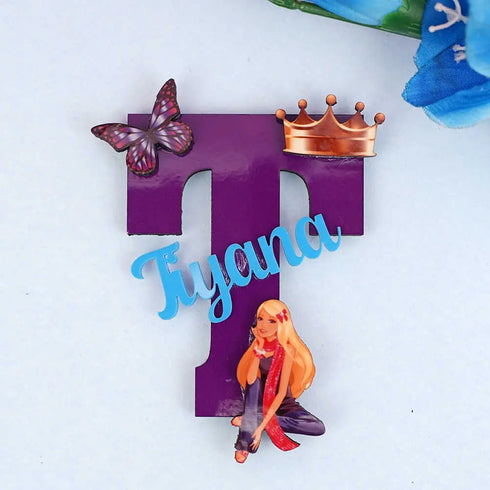 Personalised Mini Name Plate Fridge Magnet