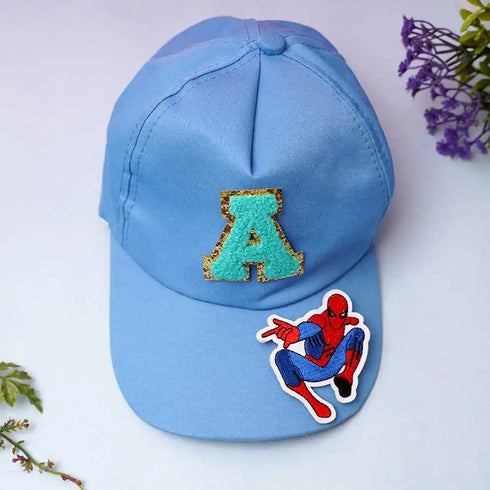 Personalised Kids Cap With Theme and Initial Letter Sunglass Combo